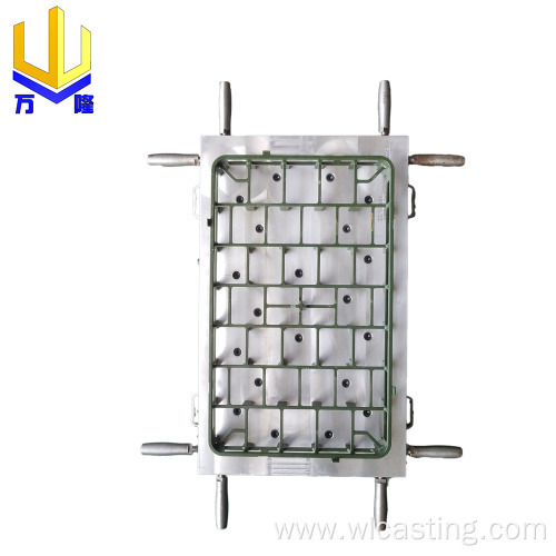 Heat resistant steel cast heat treatment frame